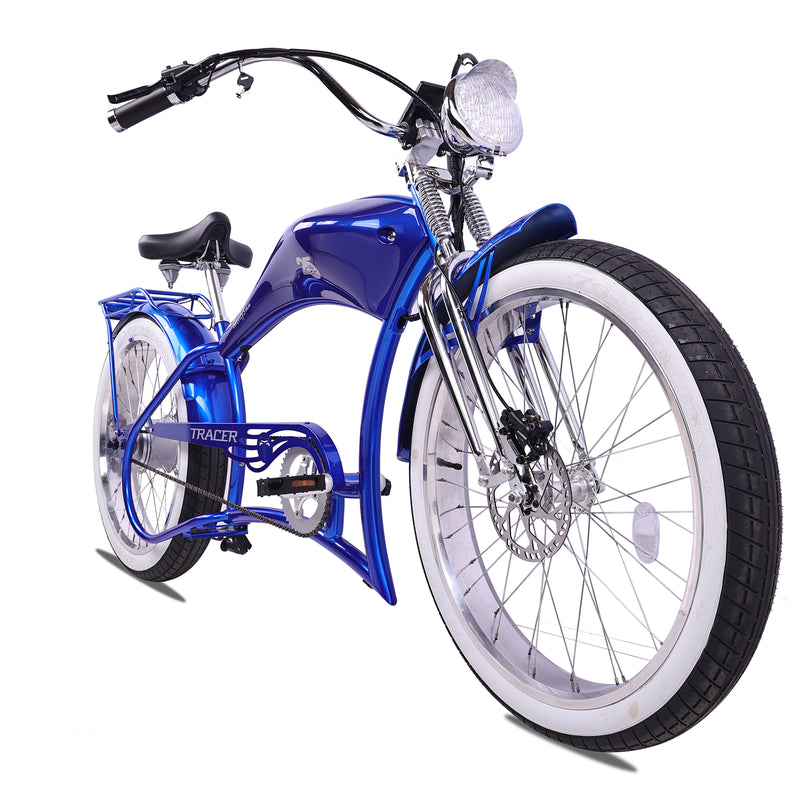 Electric Bike Tracer Twenty5 800W DS Blue Right Front