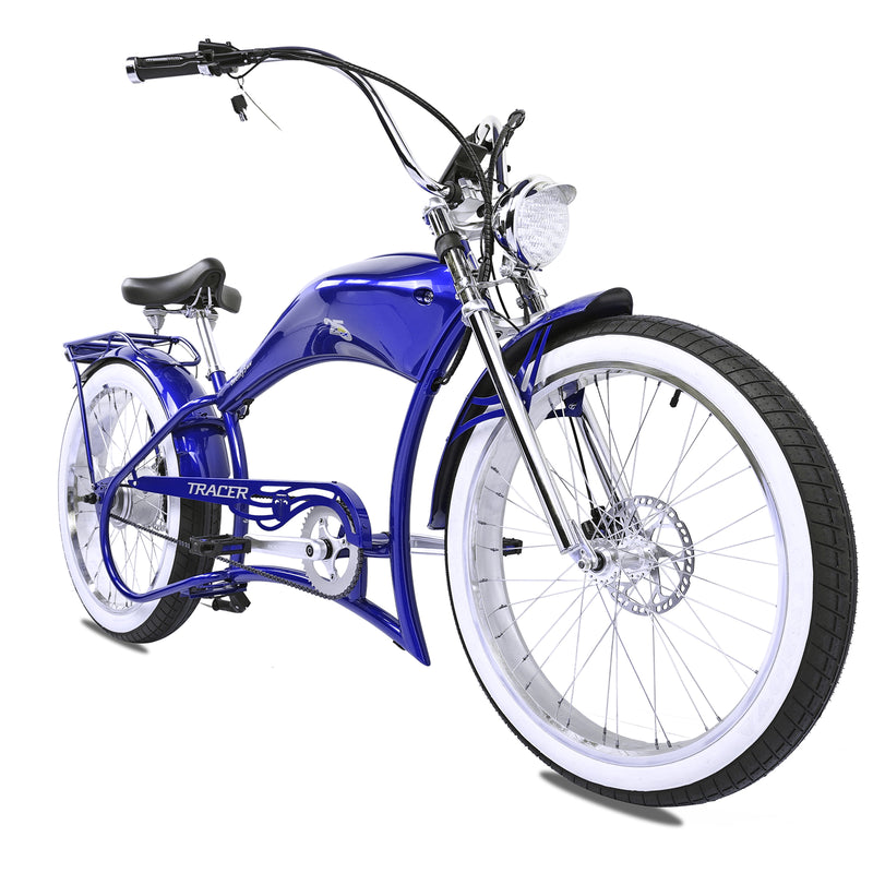 Electric Bike Tracer Twenty5 800W GT Blue Right Front