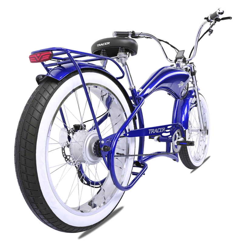 Electric Bike Tracer Twenty5 800W GT Blue Right Rear