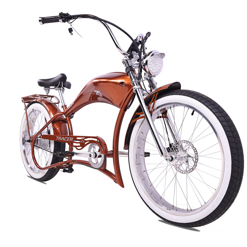 Electric Bike Tracer Twenty5 800W GT Brown Right Front