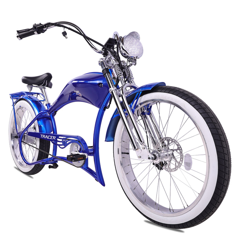 Electric Bike Tracer Twenty5 800W GTS Blue Right Front