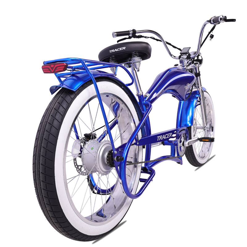 Electric Bike Tracer Twenty5 800W GTS Blue Right Rear