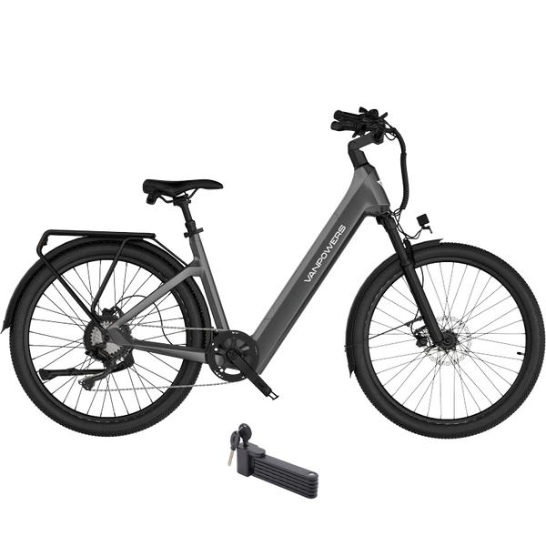 Vanpowers 500W UrbanGlide-Pro Step-Thru Commuting Electric Bike