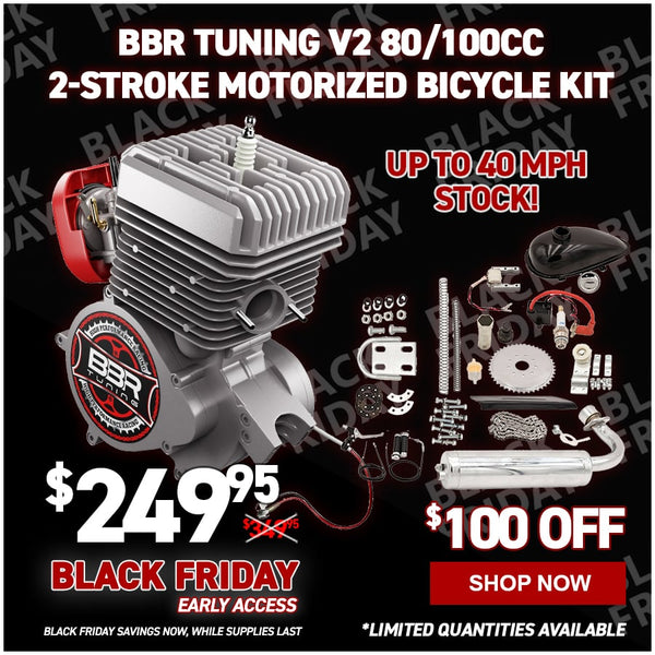 BBR Tuning V2 80/100cc 2-Stroke Motorized Bicycle Kit