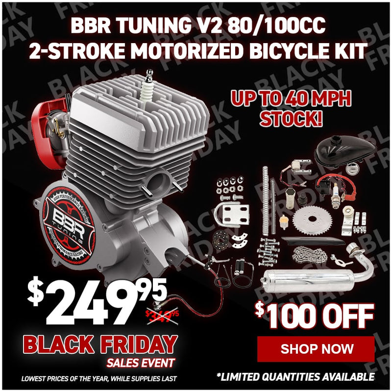 BBR Tuning V2 80/100cc 2-Stroke Motorized Bicycle Kit