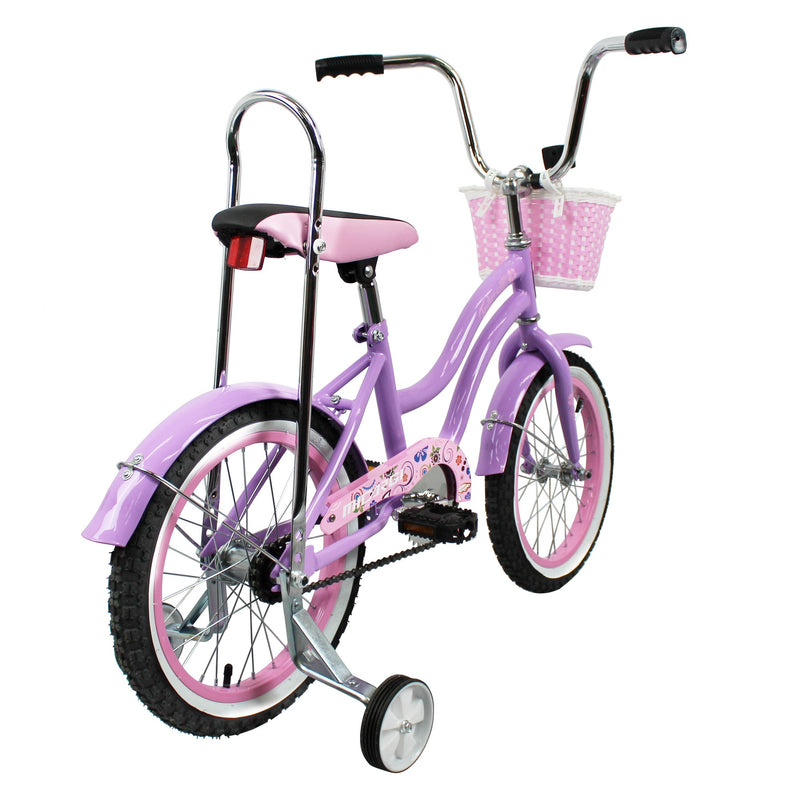 Kids Bicycle Micargi Taylor Girls Purple Right Rear