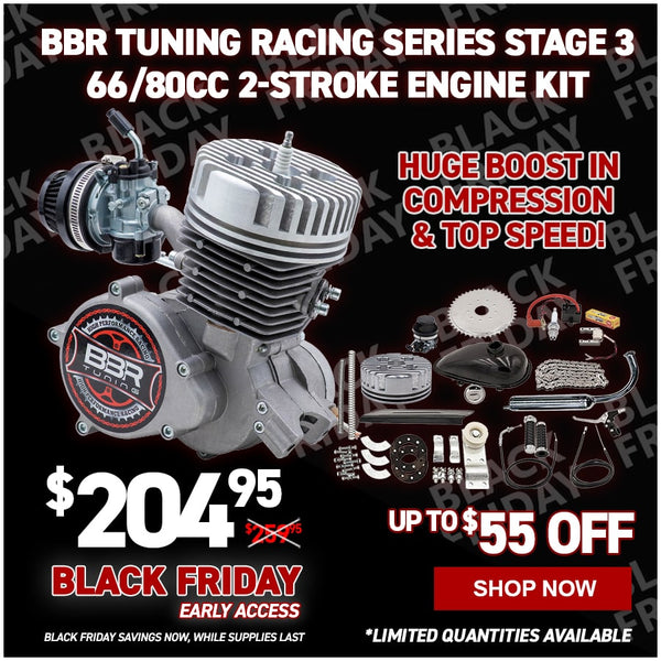 BBR Tuning Racing Series Stage 3 66/80cc 2-Stroke Engine Kit