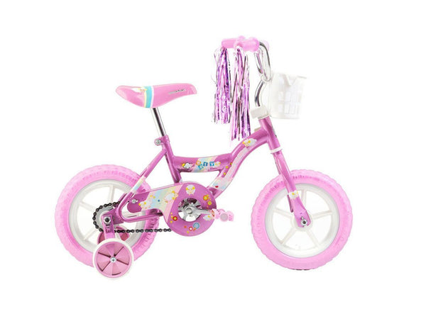 12 inch girl discount bike with training wheels