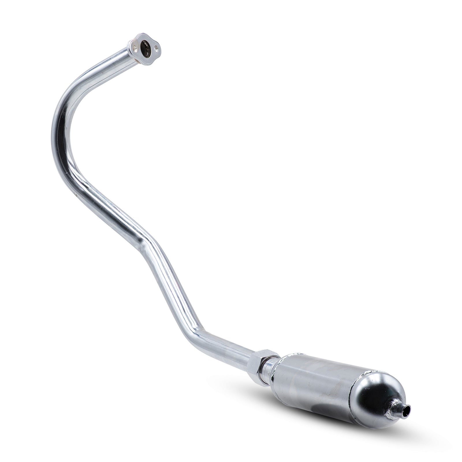 Bicycle Engine Chrome Exhaust Poo-Poo Muffler | BikeBerry