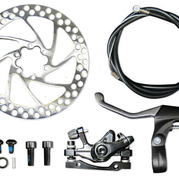 Complete 26 Inch Front Wheel Disc Brake Assembly